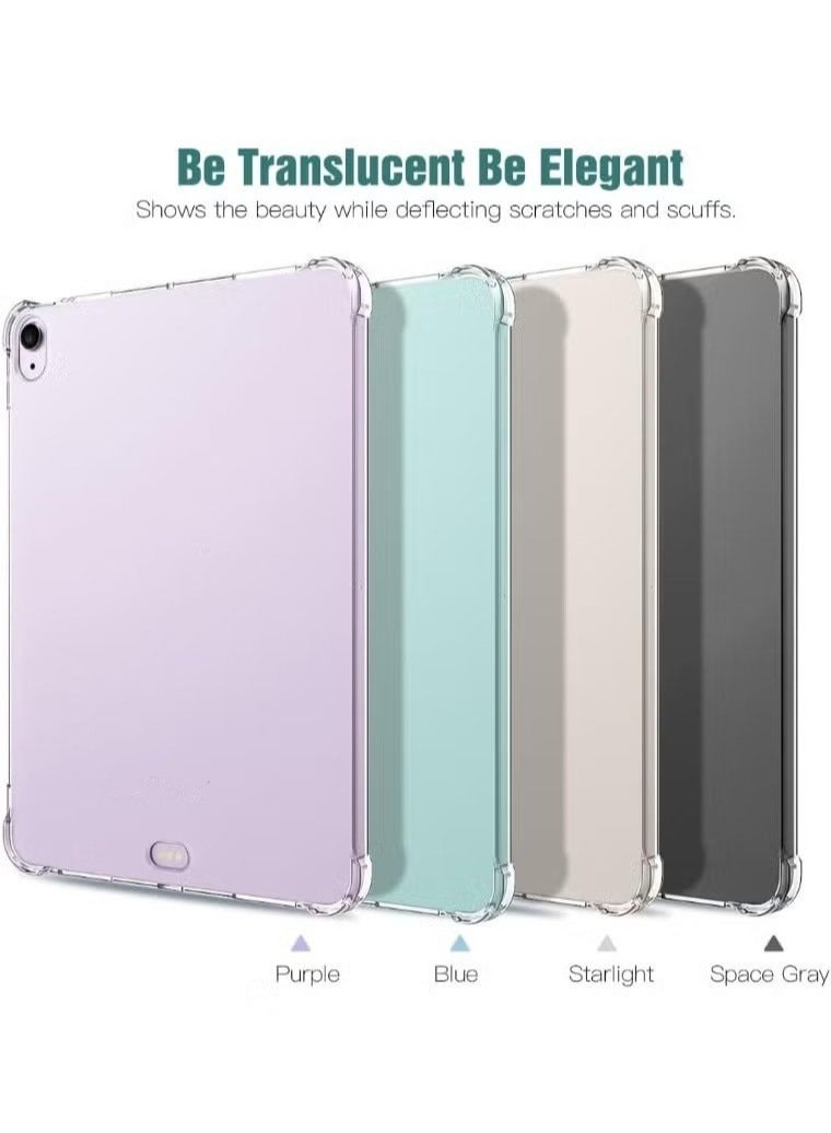 غطاء شفاف مقاوم للصدمات ومرن، وغطاء حماية شفاف من مادة TPU مضاد للخدش لجهاز iPad Air 11 بوصة M2 (2024)، و iPad Air 5/4 (2022/2020 الجيل الخامس/الرابع 10.9 بوصة) - Image 3